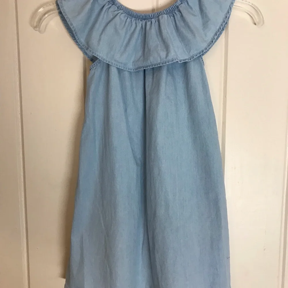 Girls Old Navy Sleeveless Dress Sundress Size 4 / 5 XS Extra Small Blue
